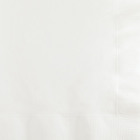 TOUCH OF COLOR White Beverage Napkins, 5"x5", 600PK 139140154
